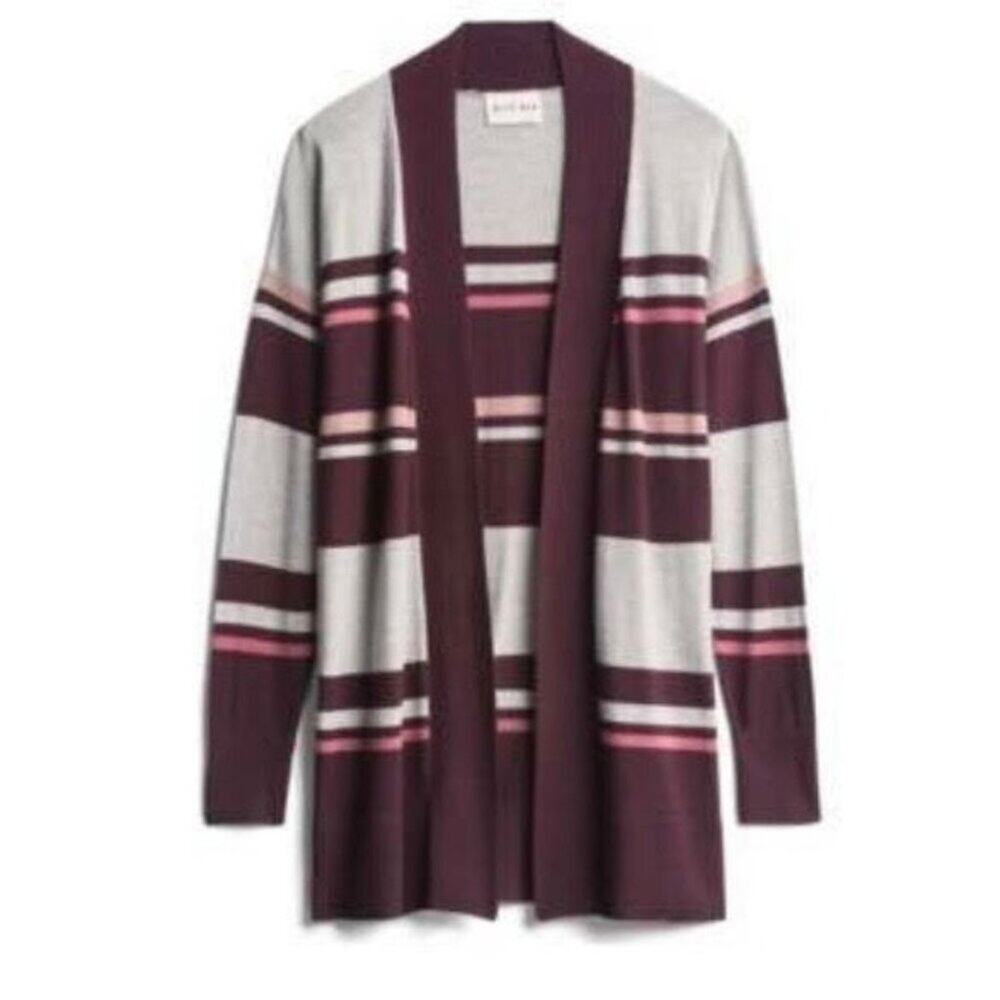 Olive + Oak Erminia Multi-Colored Striped‎ Cardigan Size Large